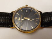 Оригинальные,  мужские,  золотые 14 kt наручные часы от Lucien Piccard,  