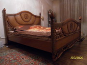 кровать двухспальная из ротанга,  произв Малайзия