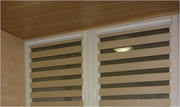 Ролл шторы Зебра на деревянные и ПВХ окна