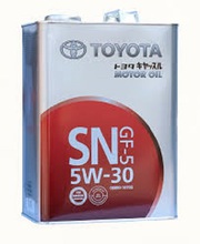 Продаем cинтетическое всесезонное моторное масло TOYOTA  5W-30,  SN/GF-5