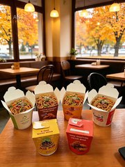 Упаковка WOK,  ведра с вашим логотипом